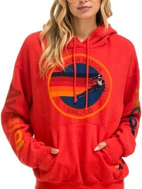 NEW Aviator Nation Relaxed Pullover Hoodie